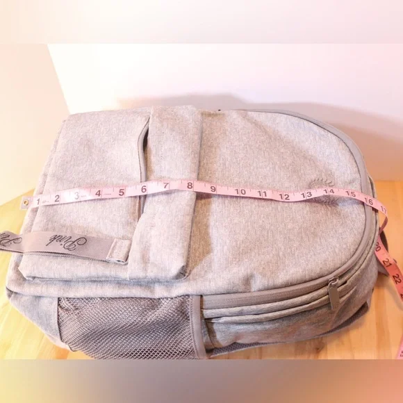 Victorias Secret PINK Classic Backpack Bookbag Tote In Grey - Picture 12 of 13